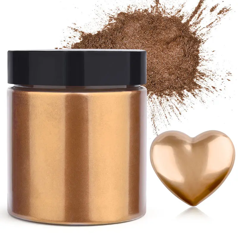 Resin Dye Opaque - 50g/Butelka Metaliczny Brokat w Proszku Złoty