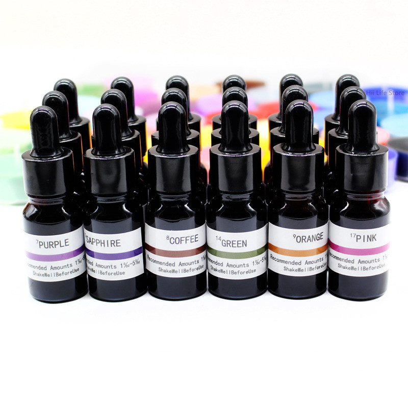 Resin Dye Opaque - 10ml Płynny Barwnik do Świec Wysoka