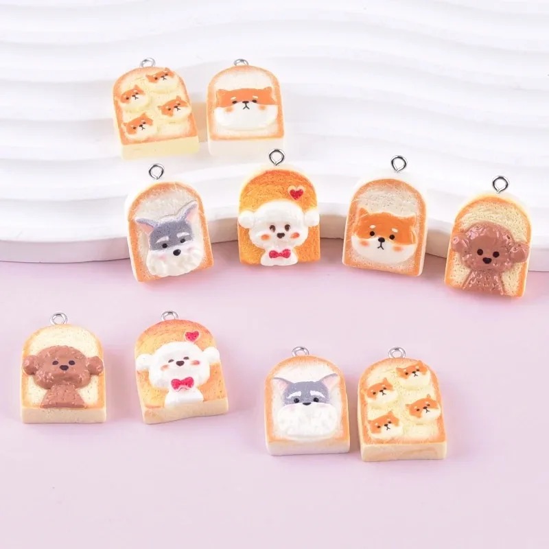 Resin Art Products - 10 szt. Urocze zawieszki z żywicy