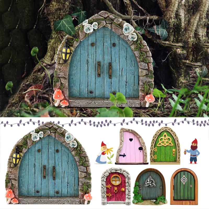 Resin Art With Wood - Drzwiczki Elfów i Wróżek, Miniaturowe Drzwiczki