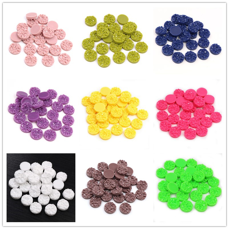 Resin Art Kits For Adults - 40 szt. Kaboszonów z żywicy Druzy,