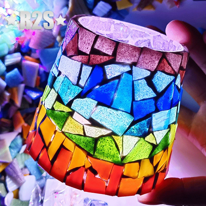 Resin Art Coasters - 100g płytki mozaikowe witraż mozaika DIY