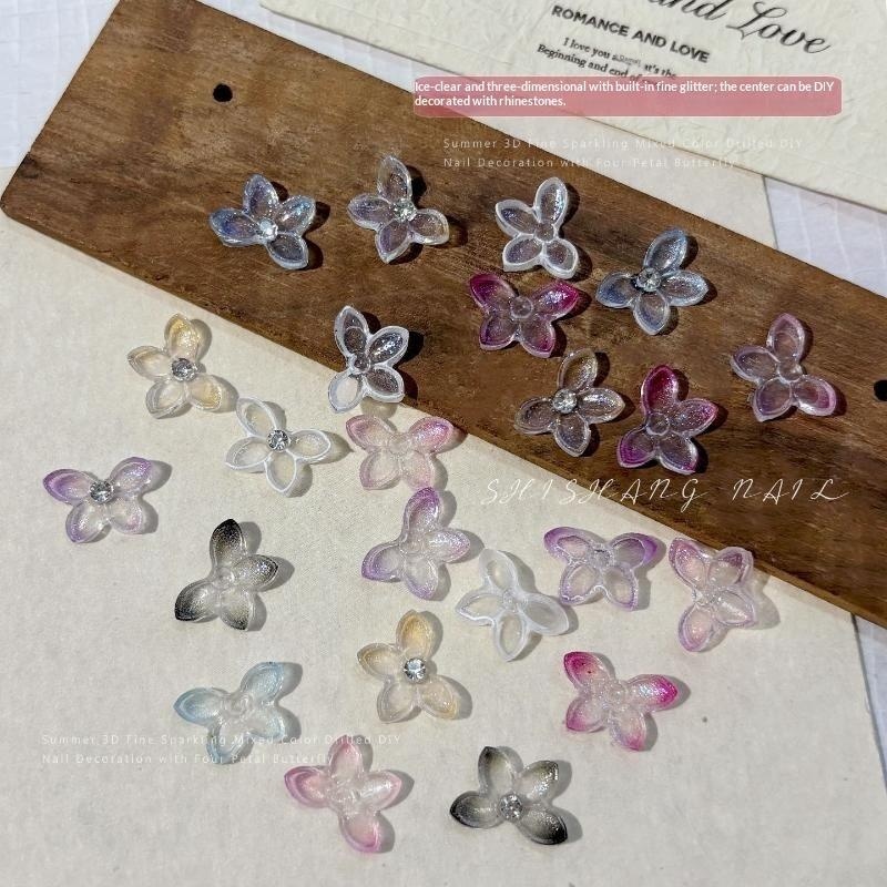 Resin Art Using Flowers - 30 sztuk/worek 3D Brokatowe Ozdoby do