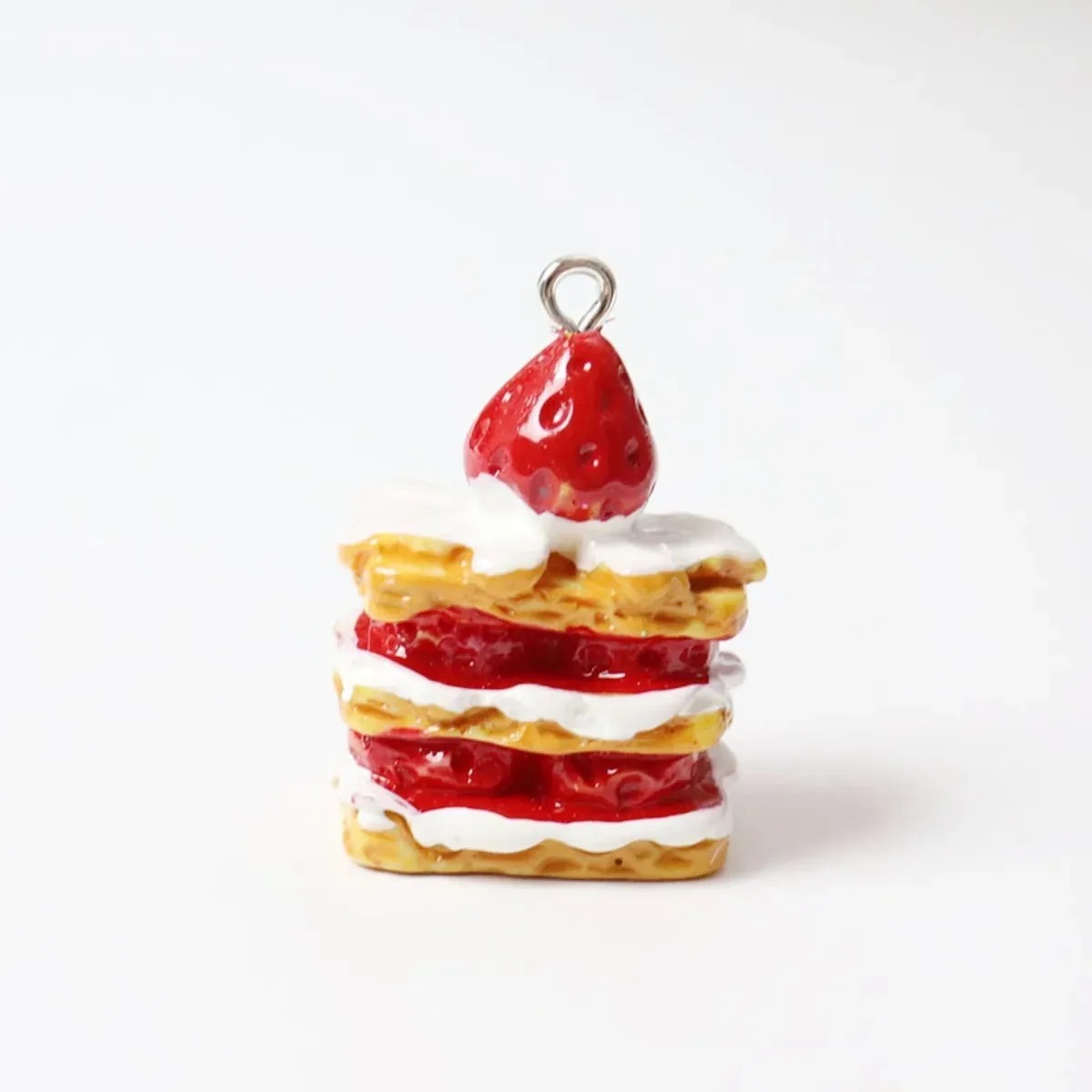 Resin Art Kits For Adults - 10 sztuk Mini Symulowane Ciasteczka Truskawkowe