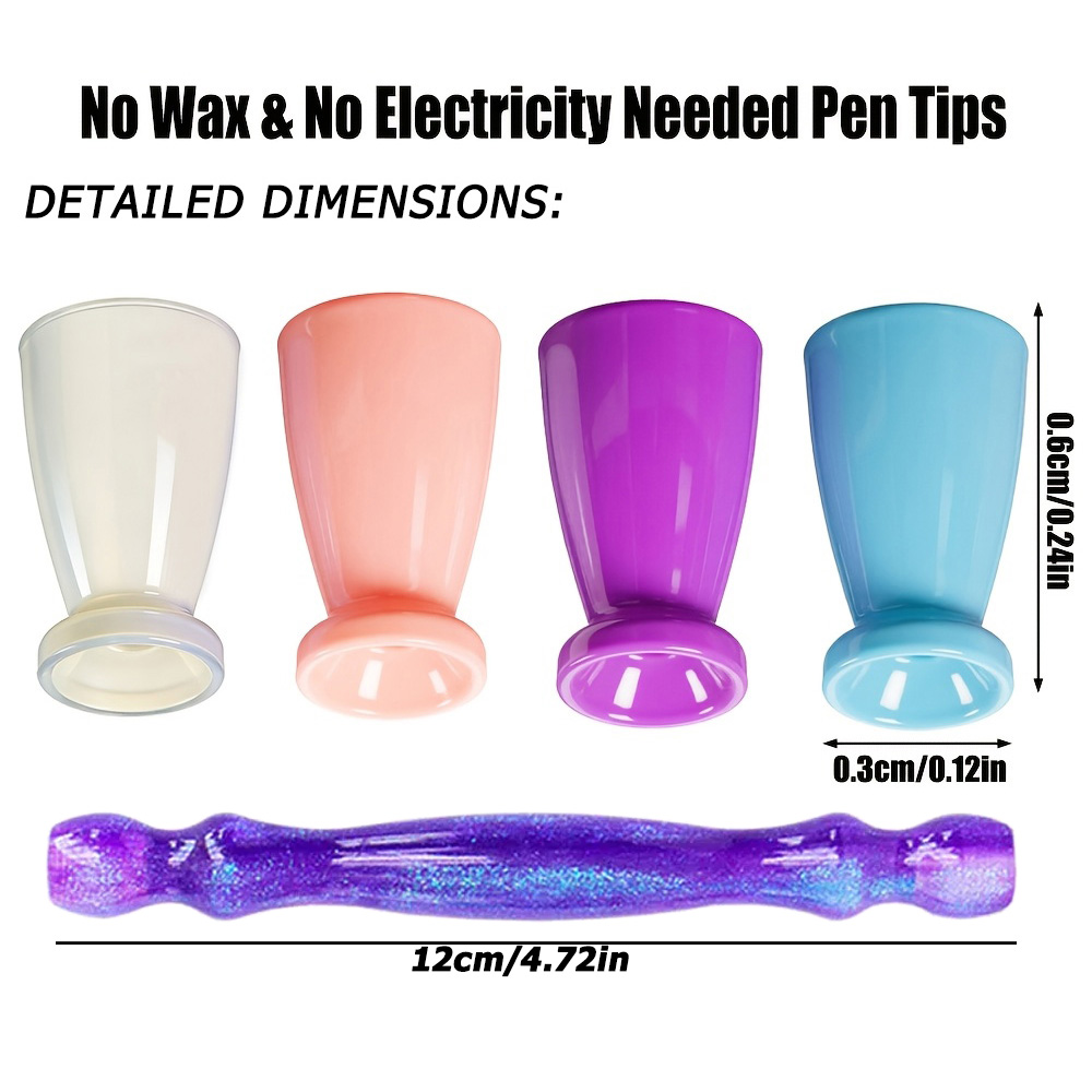 10 szt. Silikonowych końcówek  – Resin Art Pen recenzja i cena