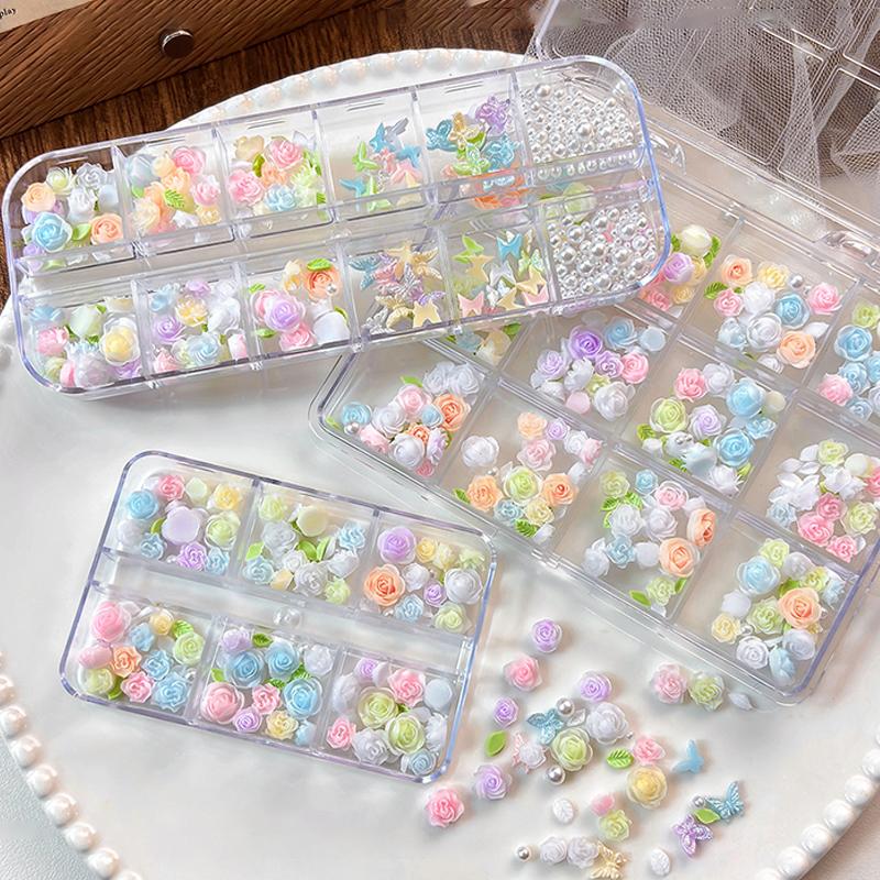 Zestaw do zdobienia paznokci 3 – Resin Art Using Flowers recenzja i cena