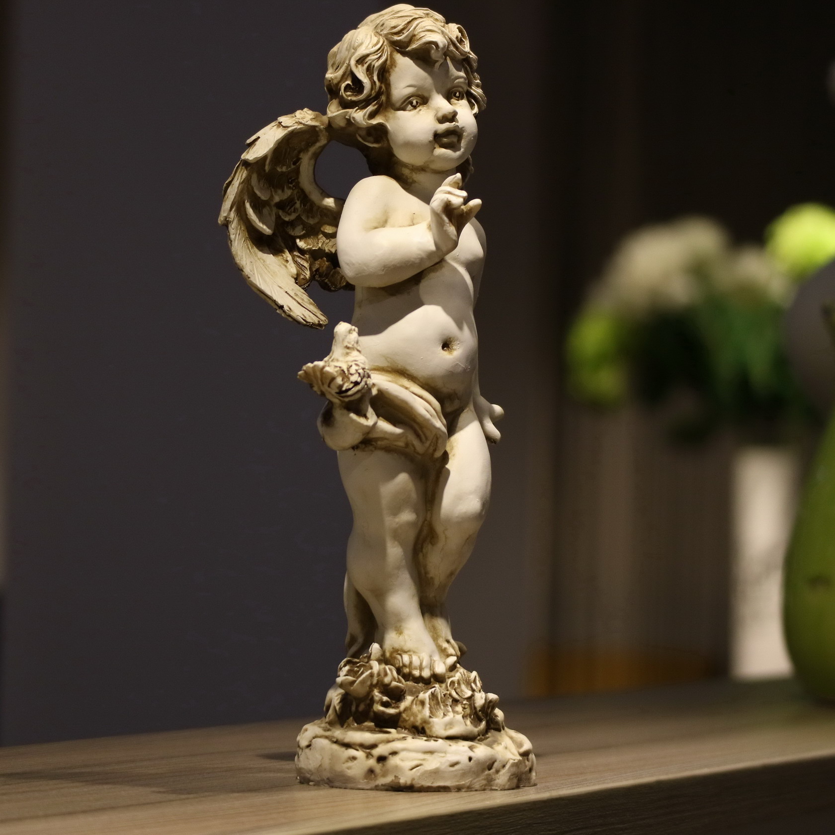 Retro Figurka Anioła z Żywicy  – Resin Art Wedding Gift recenzja i cena