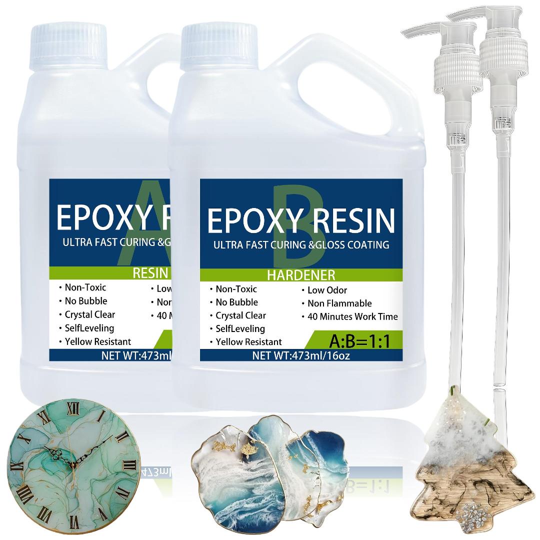 Zestaw żywicy epoksydowej 32OZ – Resin Art Ratio recenzja i cena