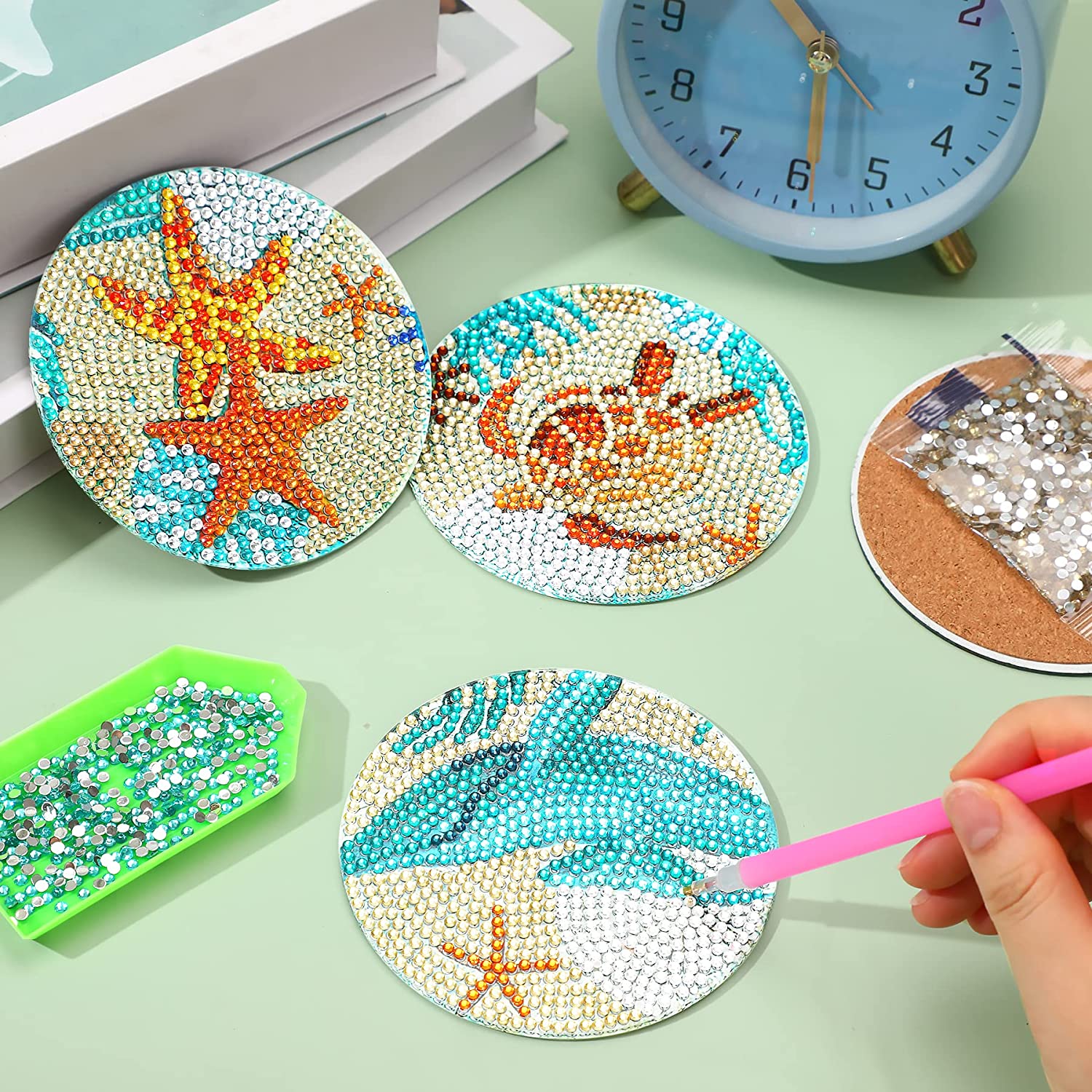 8 sztuk/zestaw DIY diamentowe  – Resin Art With Wood recenzja i cena