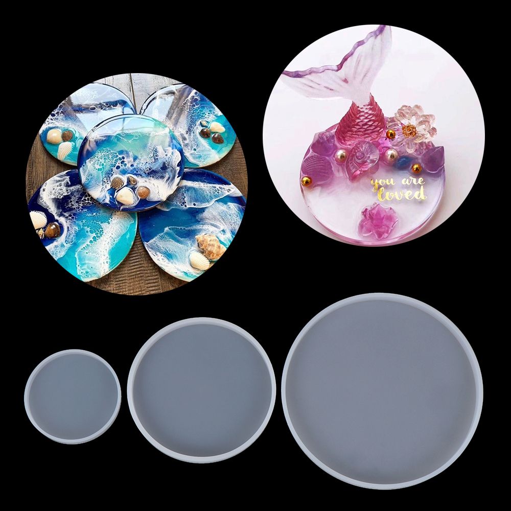 Forma silikonowa DIY do rękodz – Resin Art Coasters recenzja i cena