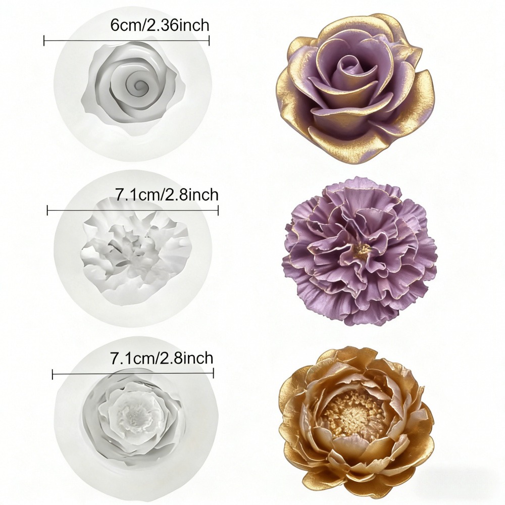 3-częściowe silikonowe formy d – Resin Art Wedding Gift recenzja i cena
