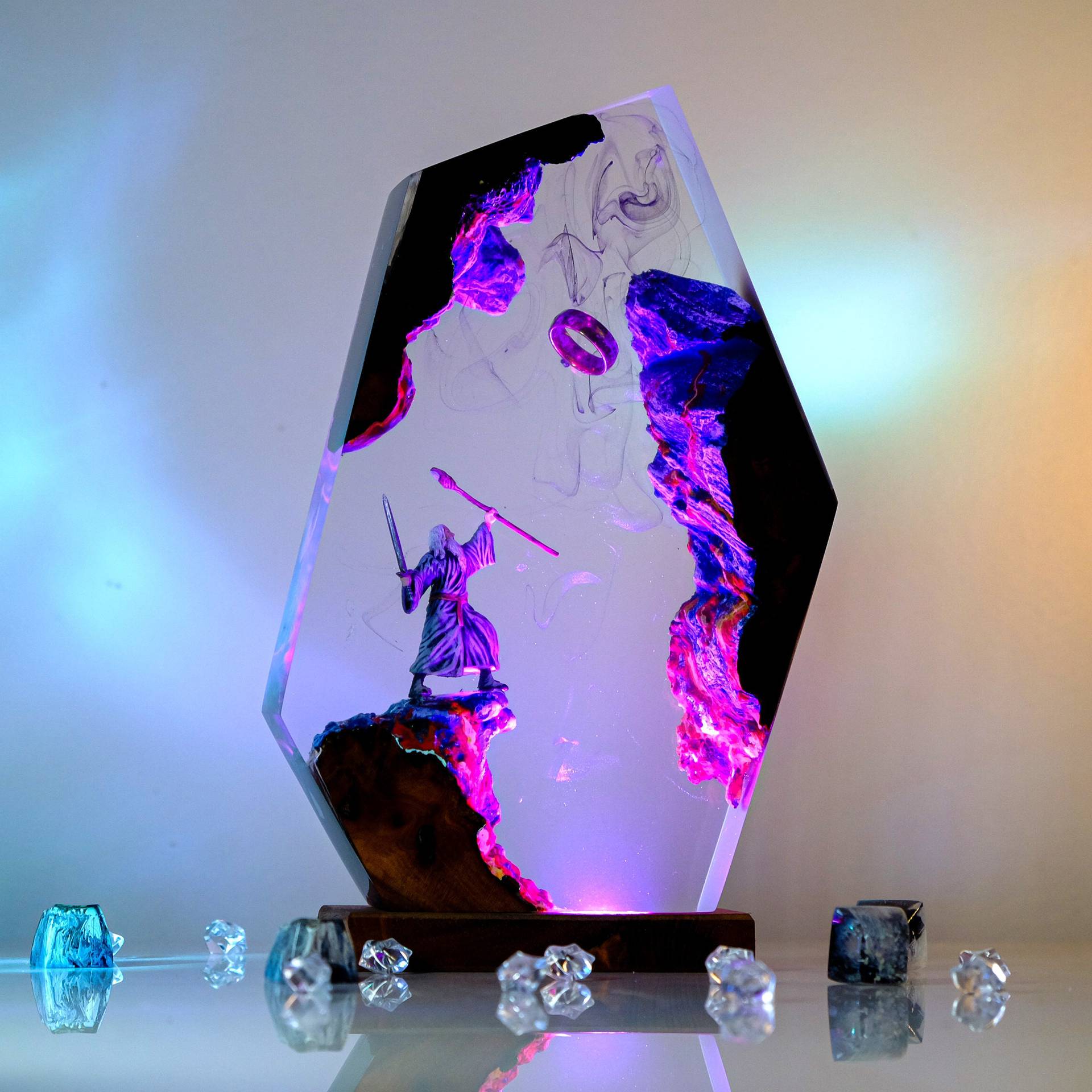 Figurka z sceny filmowej, stol – Resin Art Resin recenzja i cena