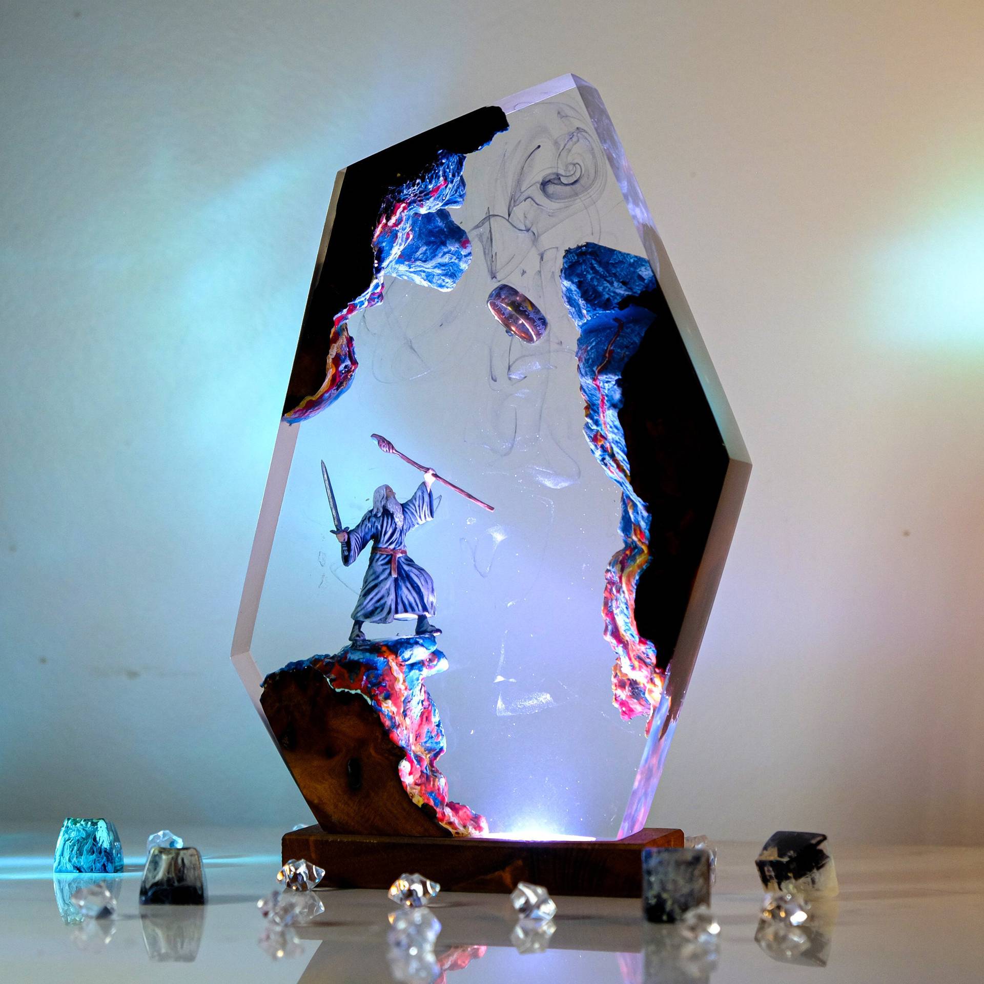 Figurka z sceny filmowej, stol – Resin Art Resin recenzja i cena