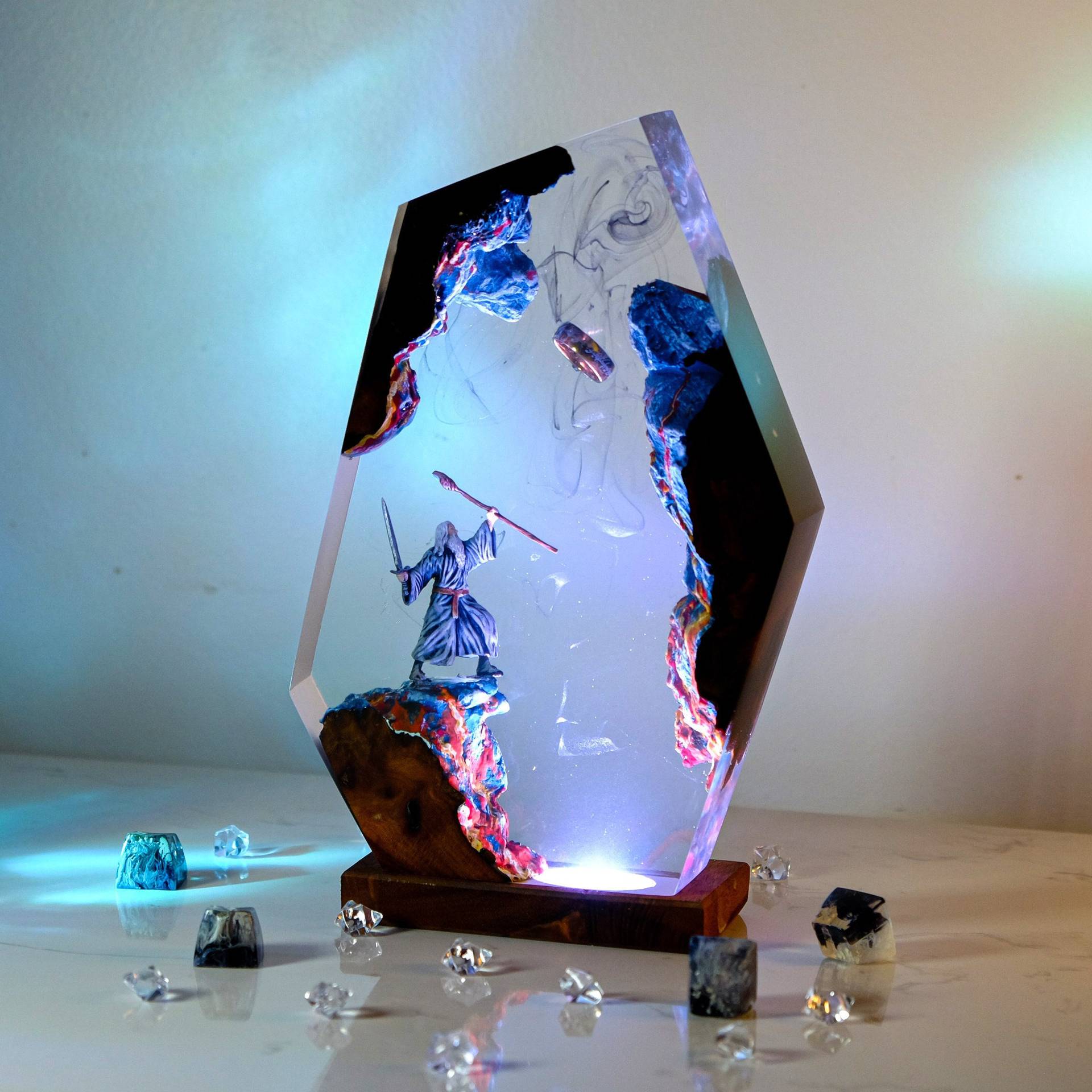 Figurka z sceny filmowej, stol – Resin Art Resin recenzja i cena