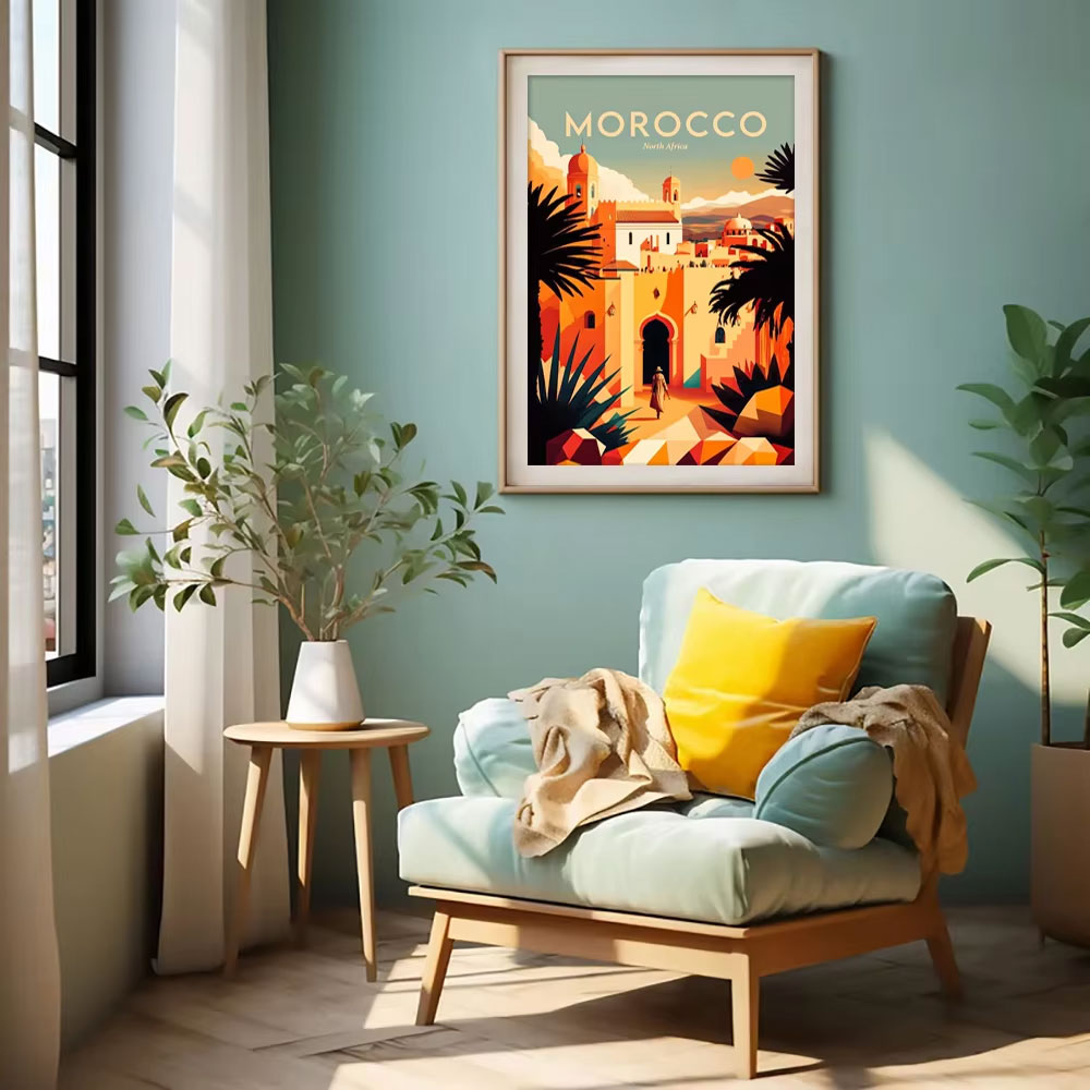Popularny plakat podróżniczy z – Resin Art Uk recenzja i cena