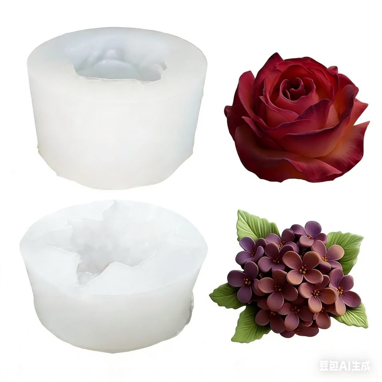 2 sztuki silikonowych form 3D  – Resin Art Wedding Gift recenzja i cena