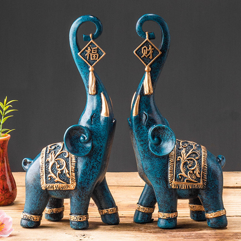 Para chińskich figurek słoni n – Resin Art Wedding Gift recenzja i cena