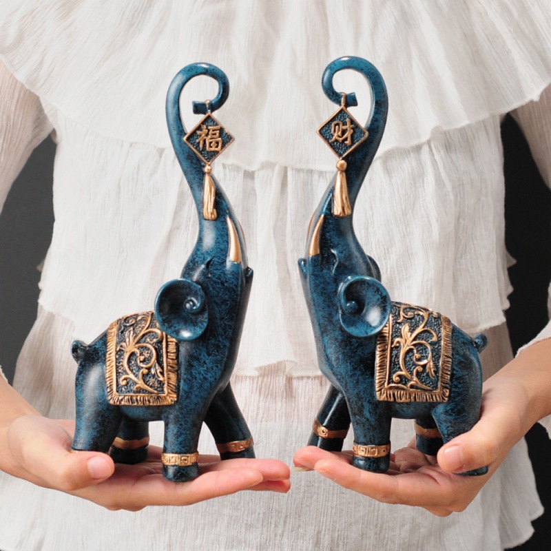 Para chińskich figurek słoni n – Resin Art Wedding Gift recenzja i cena