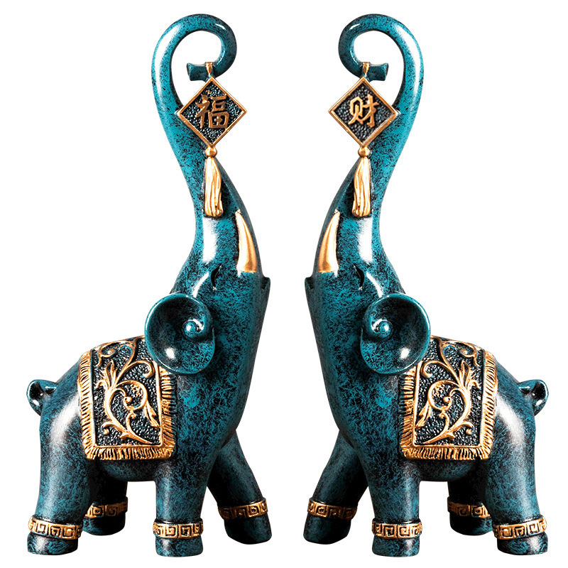 Para chińskich figurek słoni n – Resin Art Wedding Gift recenzja i cena