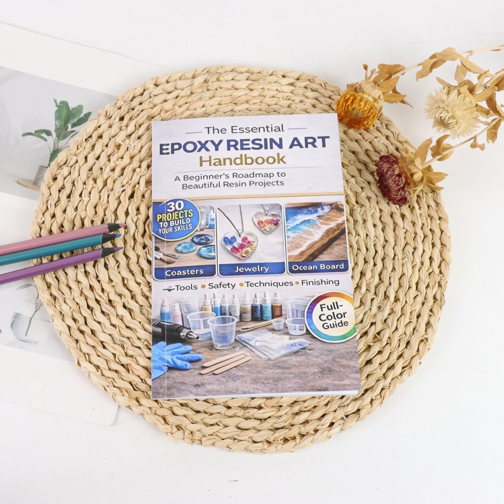 Książka o rękodziele z żywicy  – Resin Art Guide Free recenzja i cena