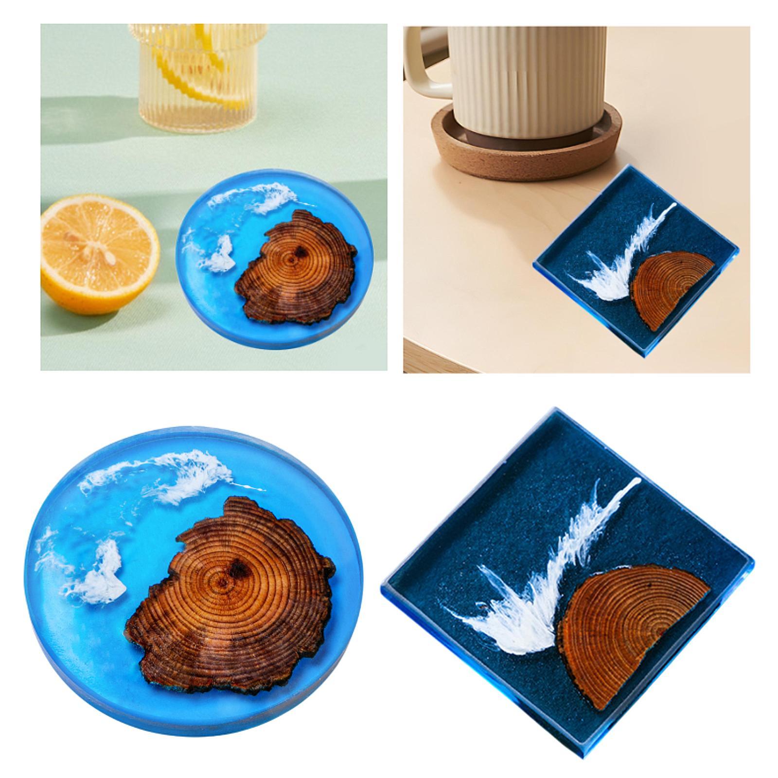 6 szt. Podstawek z żywicy epok – Resin Art Coasters recenzja i cena