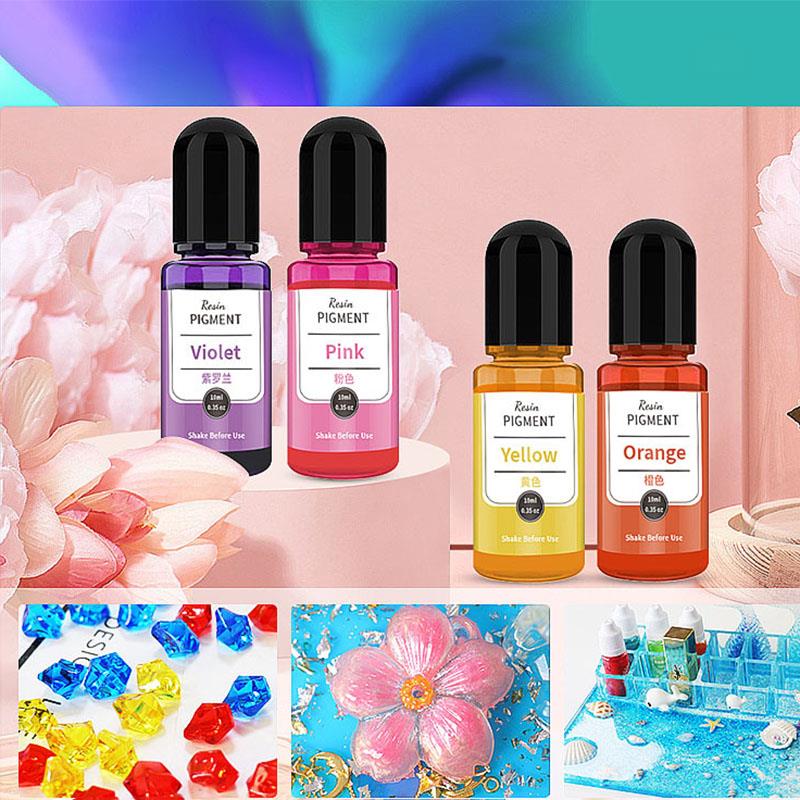24 kolorowy atrament artystycz – Resin Dye Opaque recenzja i cena